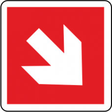 cartello per direzione salvataggio